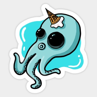 Cute Stuff Unicorn Octopus Sticker